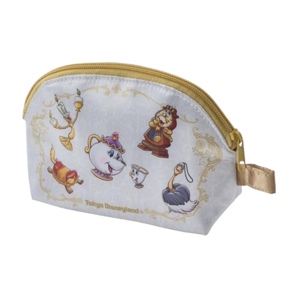 Tokyo Disney Enchanted Tale Beauty and the Beast cosmetic bag pouch - Picture 10 of 11
